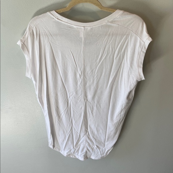 Athleta Women's Classic White Muscle Tee - Picture 2 of 4